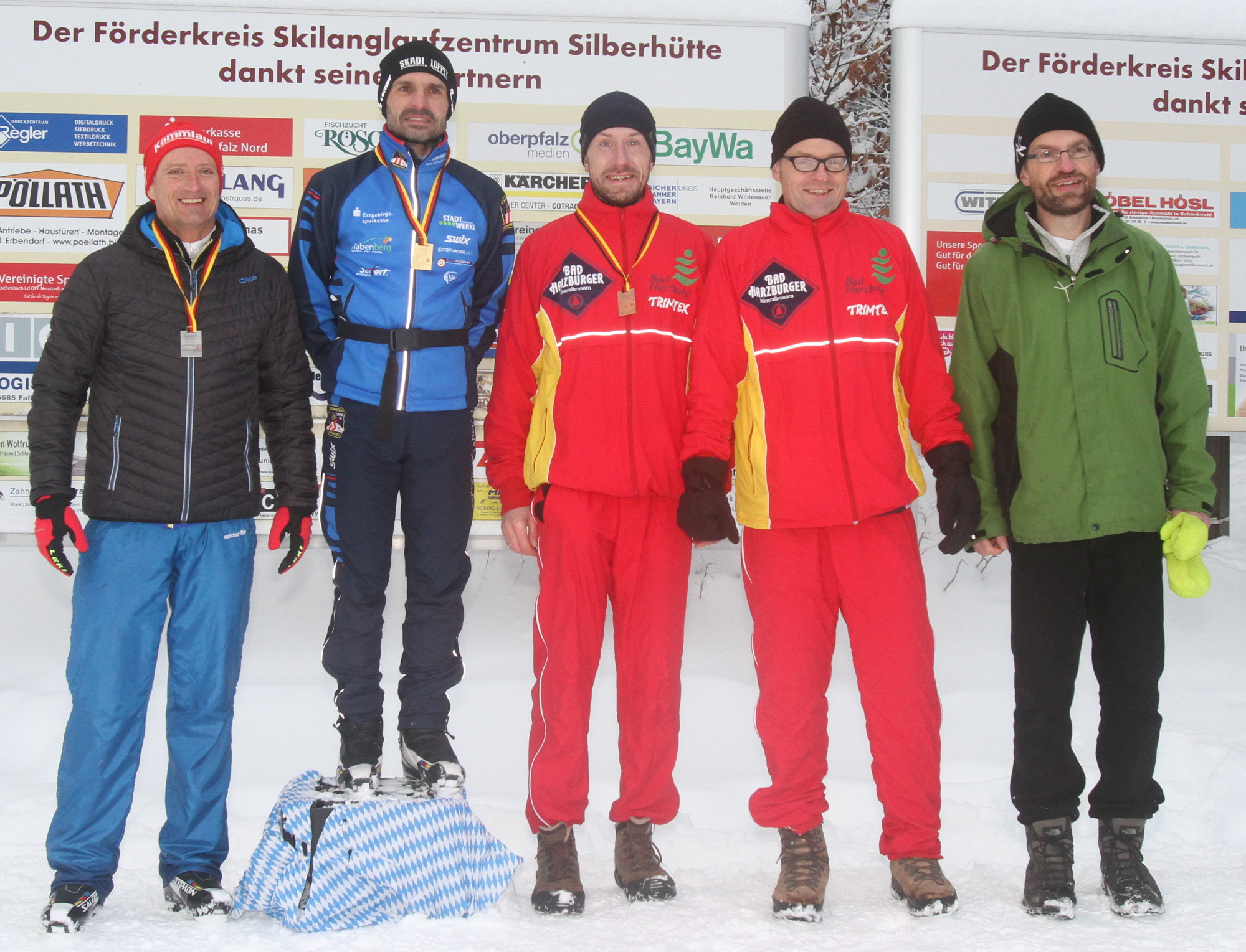 Herrenpodium DM Ski-OL